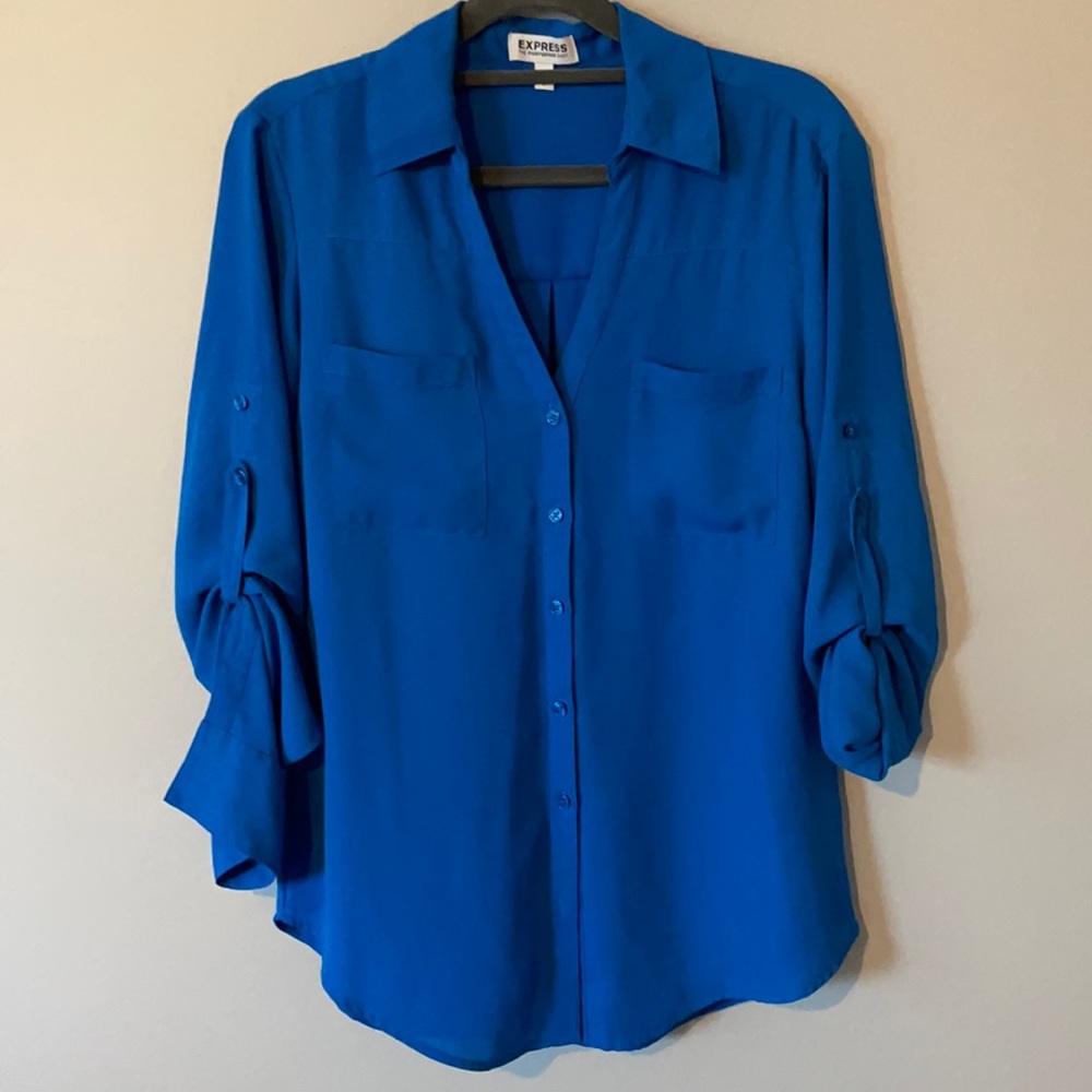 ROYAL BLUE EXPRESS TWO POCKET PORTOFINO SHIRT